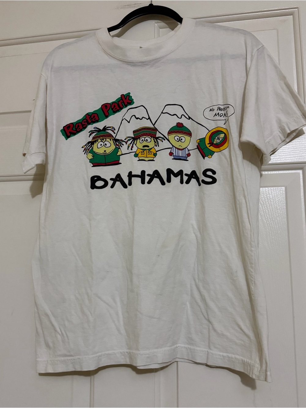 Vintage South Park Y2K 2000s Jamaica Rasta T-Shirt Tee Size Large L Reggae